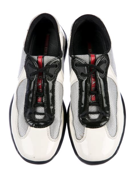 prada patent leather sneakers women's|burgundy patent leather prada sneakers.